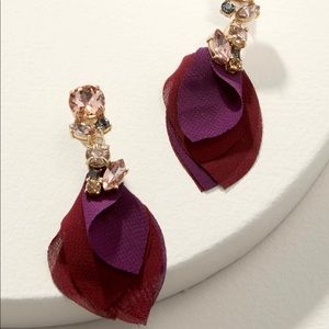 Stella & Dot Carmen statement earrings, versatile 2in1